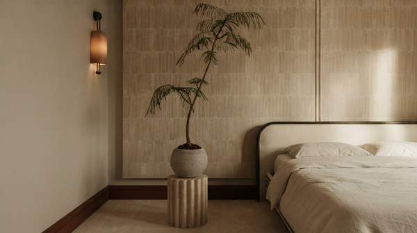 Editorial illustration for 5 Renter-Friendly Biophilic Design Elements for Urban Apartments