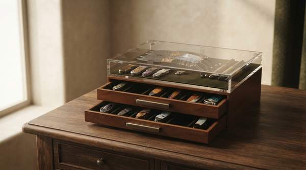 Editorial illustration for Choosing a Display Case: A Collector's Guide to Balancing Preservation and Aesthetics