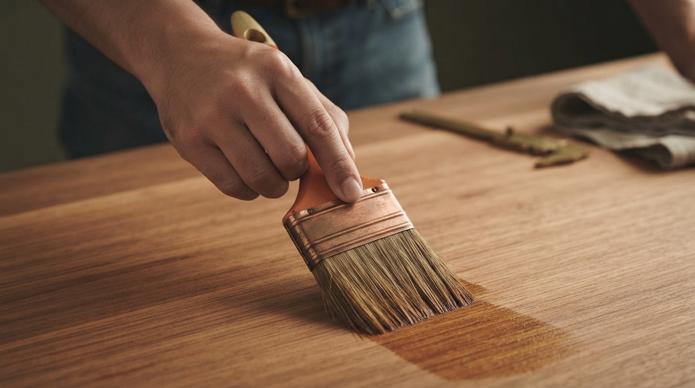 Editorial illustration for Oil, Wax, or Lacquer? Choosing the Wood Finish That Fits Your Furniture and Your Life