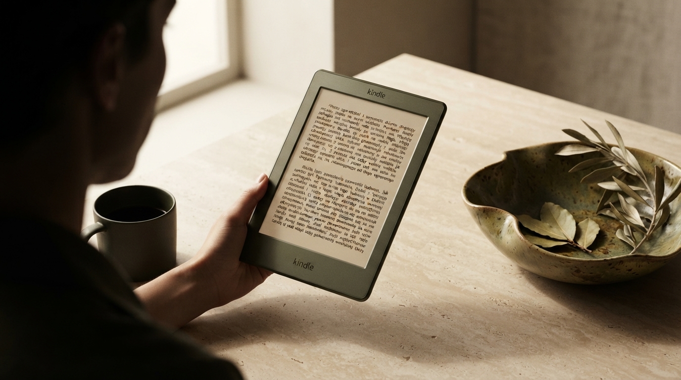 Editorial illustration for Paper or Screen? How to Match Your Reading Medium to Your Goal